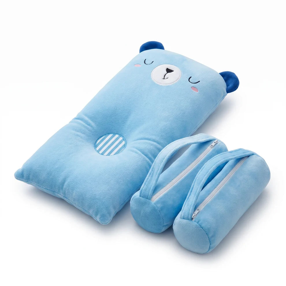 Cradle-Cup 360° Soft Cartoon Head-Shaping Pillow for Babies