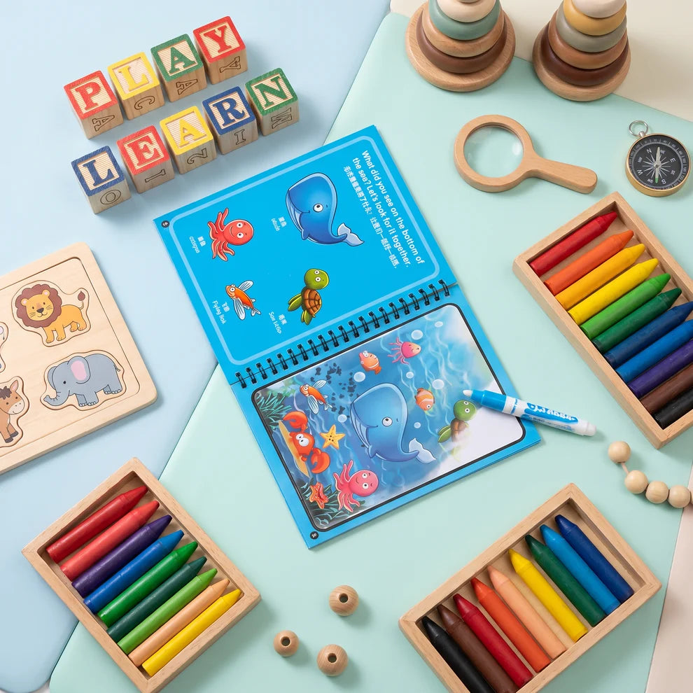 Magic Water Coloring Book