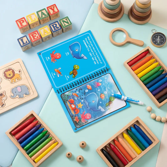 Magic Water Coloring Book